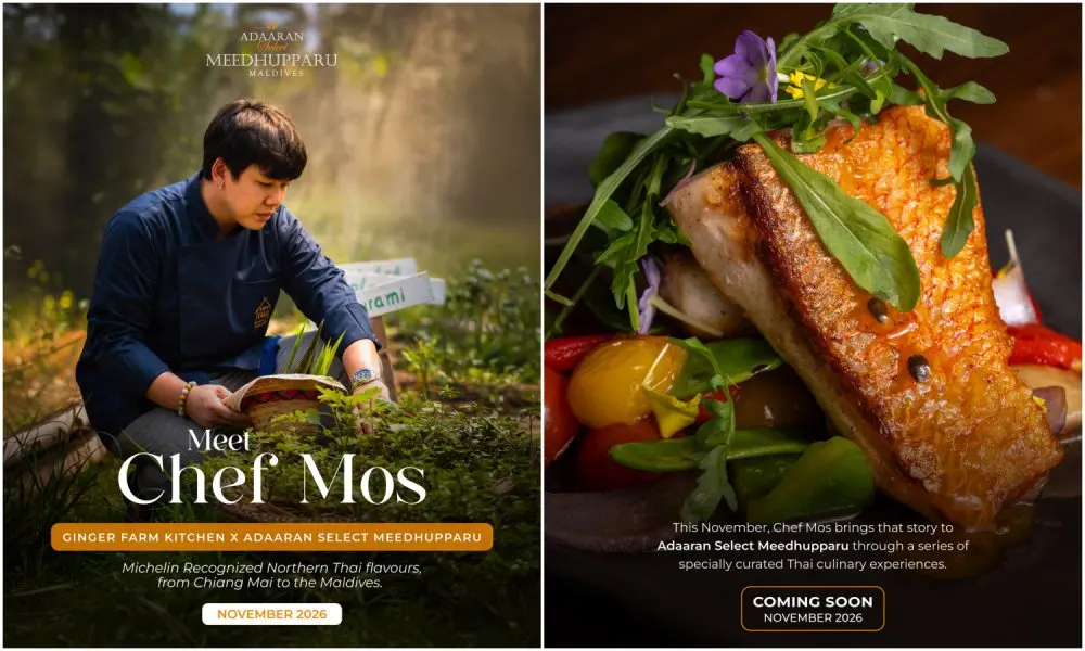 Chiang Mai crab and pastry stars: the Maldives stacks November 2026 with guest-chef residencies