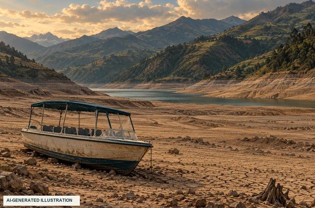 Ecuador's Drought-Stricken Mazar Reservoir Leaves Tour Boats — and 20 Families — High and Dry