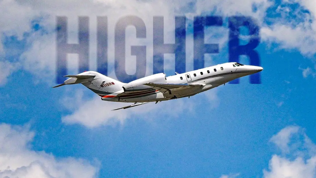 Why Private Jets Cruise Higher Than Airliners — And What It Really Buys You