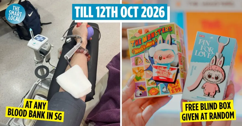 Donate Blood in Singapore, Walk Away With a Free POP MART Blind Box