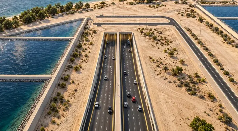 Abu Dhabi's new Mid-Island Parkway will cut the drive to Saadiyat Island to 10 minutes