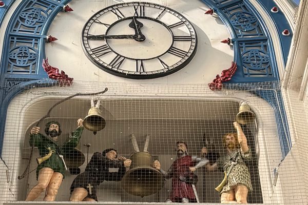 The Victorian Clock in Leeds Where Robin Hood Punches a Bell Every Hour