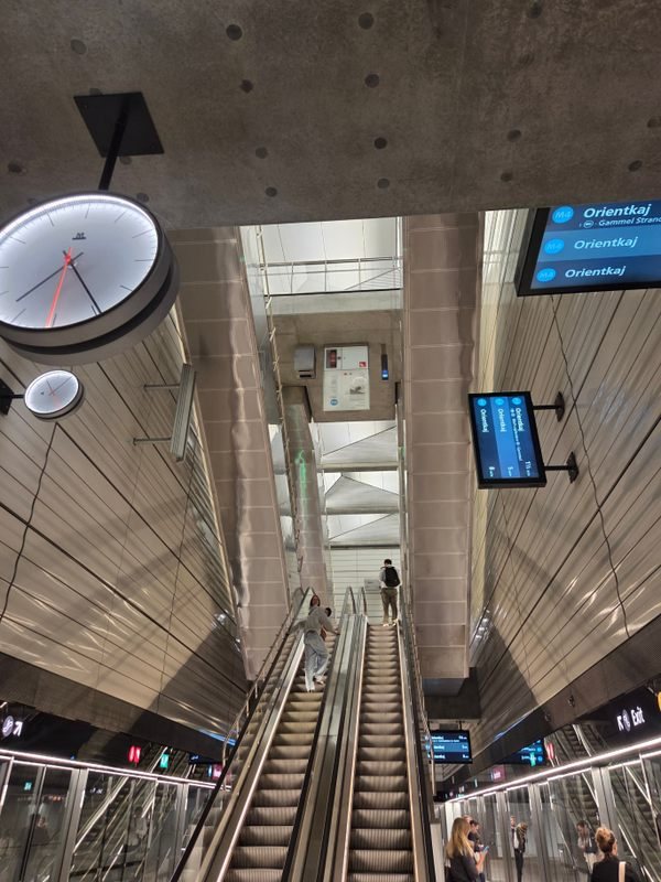 Copenhagen's Havneholmen Metro Station Looks Like Physics Went Wrong — On Purpose