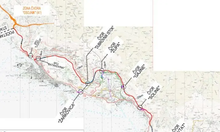 Dubrovnik's long-awaited fast road to the airport finally has a route