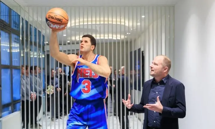 Zagreb's Dražen Petrović wax figure is back on show at a new foundation space