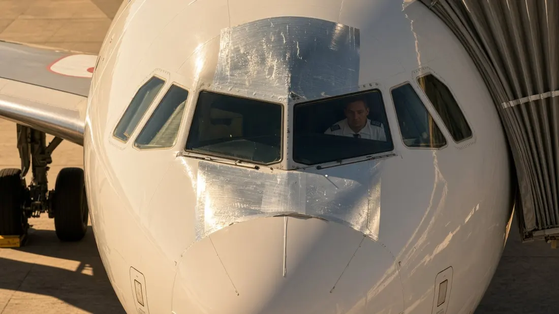 That 'Duct Tape' on Your Plane? It's Speed Tape, and It's Perfectly Safe