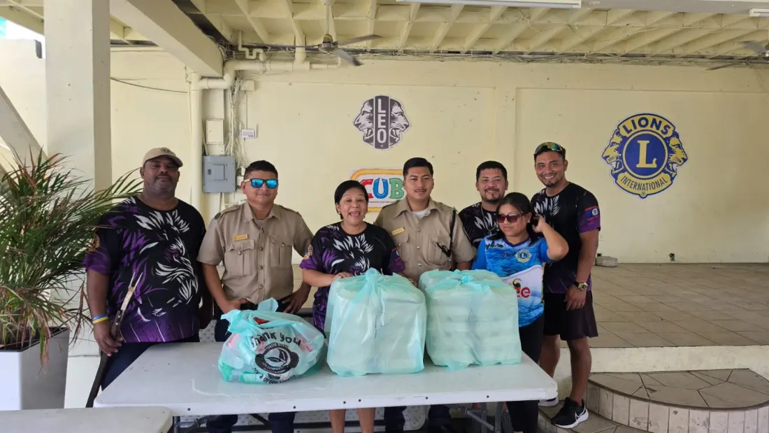 San Pedro Lions Dish Up 300 Meals for Essential Workers on National Service Day