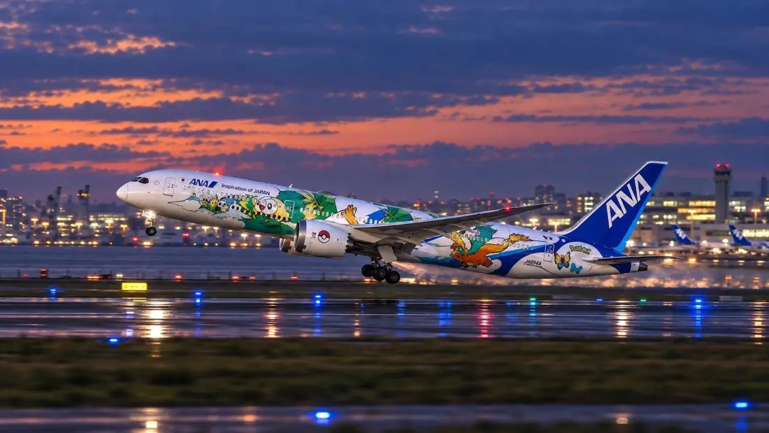 ANA's Green Pokémon Jet Takes Flight — Tokyo to Honolulu Aboard a Dreamliner Covered in Grass-Type Favourites
