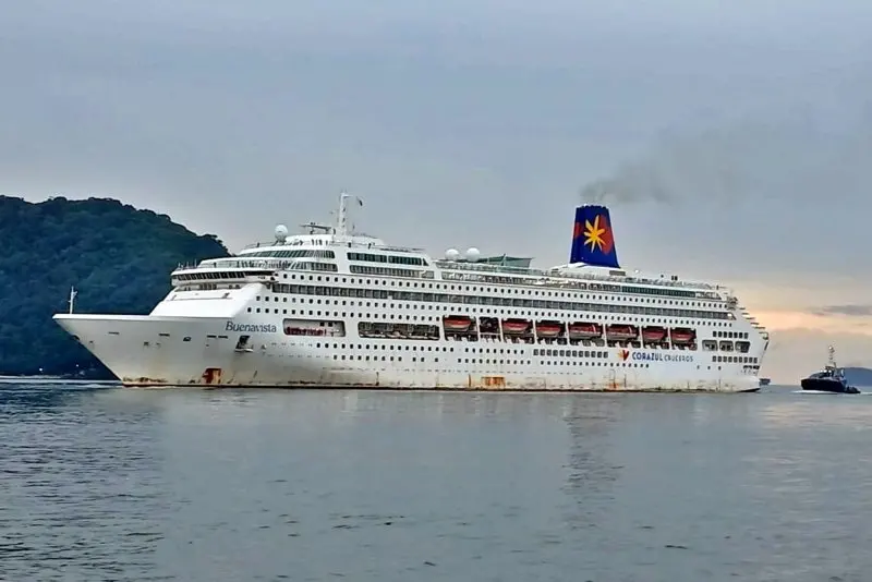 Corazul Cruceros Launches in Brazil as the Buenavista Docks in Santos