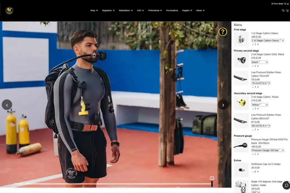 Poseidon's New Regulator Configurator Takes the Guesswork Out of Buying Dive Gear