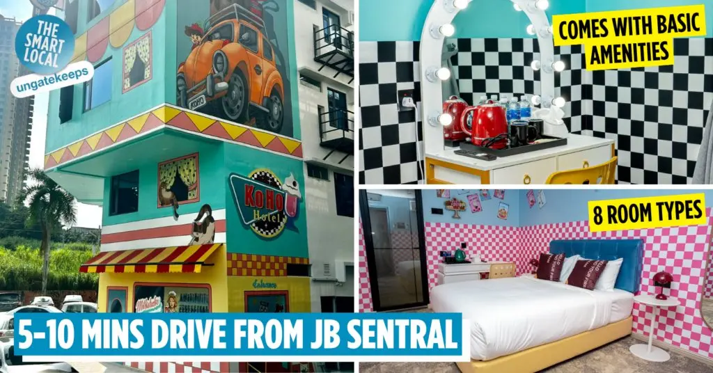 Retro Diner Vibes in Johor Bahru: KoHo TAR Hotel Rooms From S$39 a Night