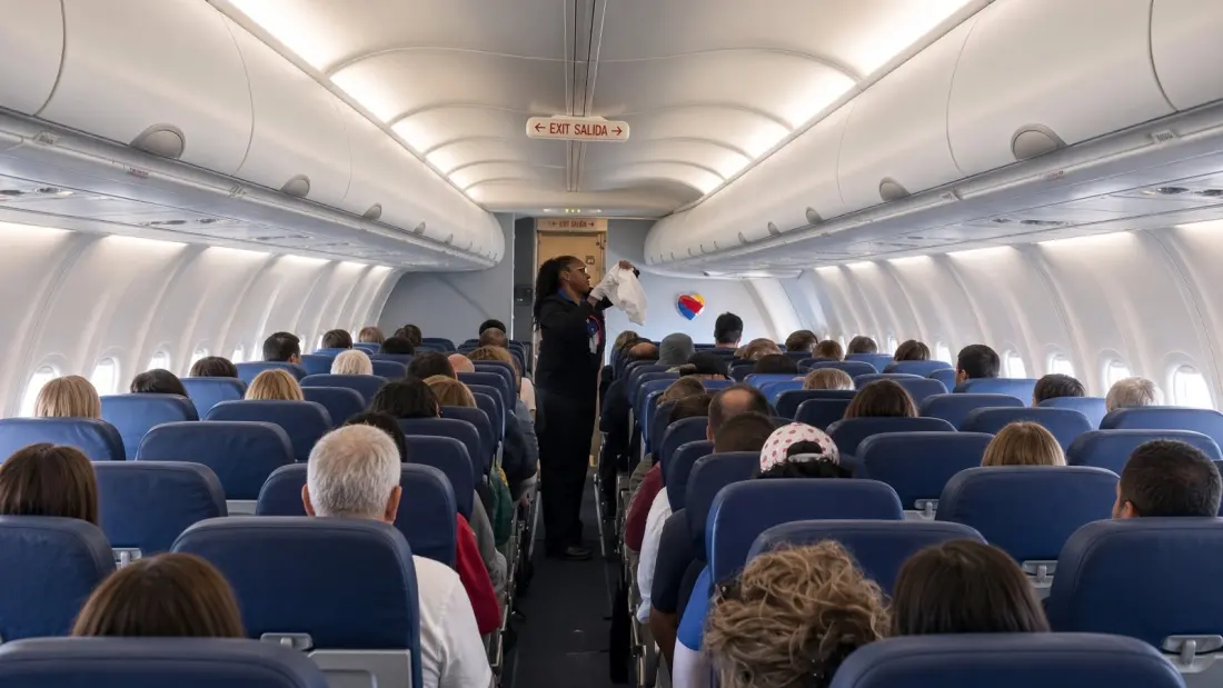 New Southwest Flight Attendant Duped Into Collecting 'Air Samples' in a Trash Bag