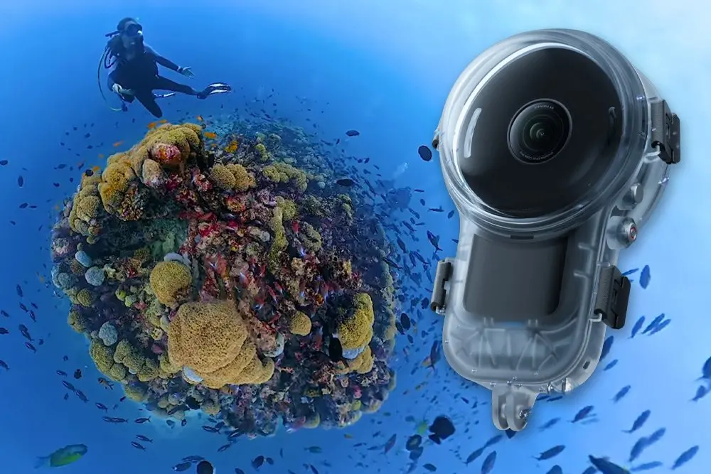 Insta360 X6 underwater review: 8K 360 video that survives a Maldives manta dive