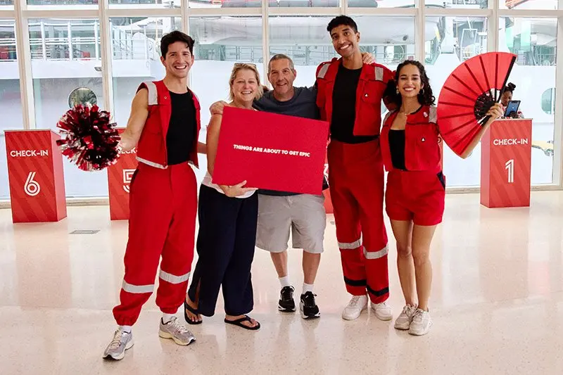 Virgin Voyages Hits Two Million Sailors — and Gifts a Couple a Free Trip to London