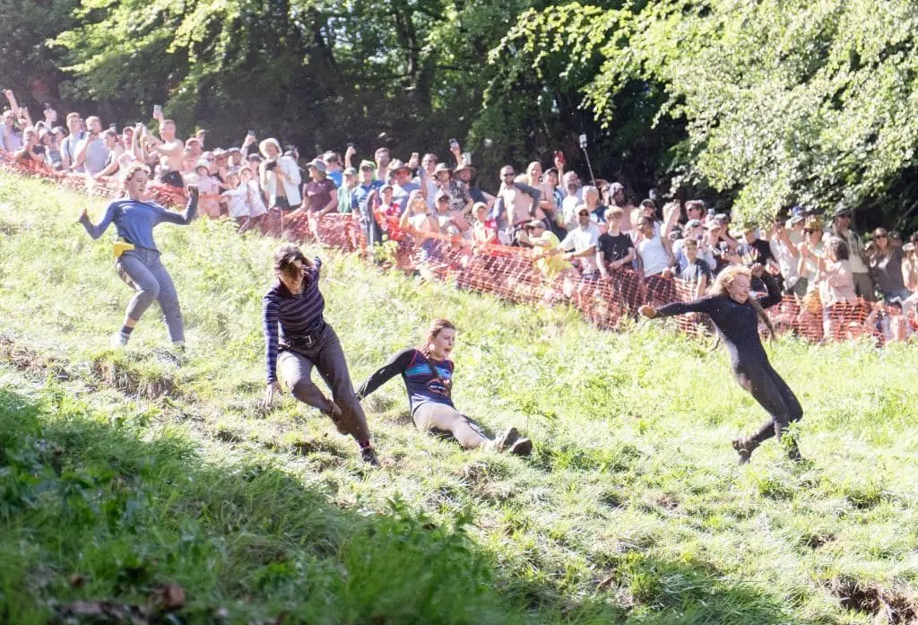 Chasing a 7lb Cheese Down England's Steepest Hill: Inside Cooper's Hill Cheese Rolling