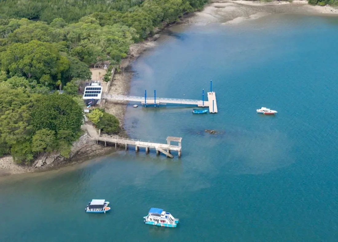 San Lucas Island Gets a Modern Solar-Powered Pier, Easier Access to Costa Rica's Former Prison Island