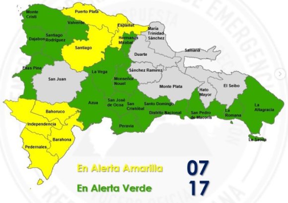 Heavy Rains Put Seven Dominican Provinces on Yellow Alert — What Travellers Should Know