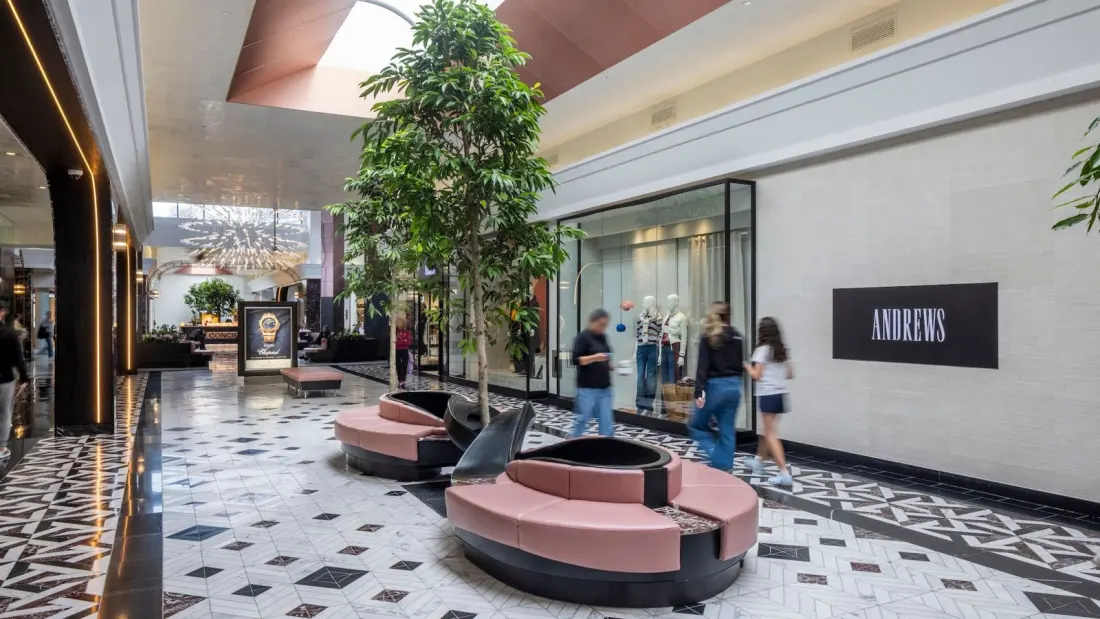 Toronto's Bayview Village mall reopens after a two-year luxury makeover — flamingo included