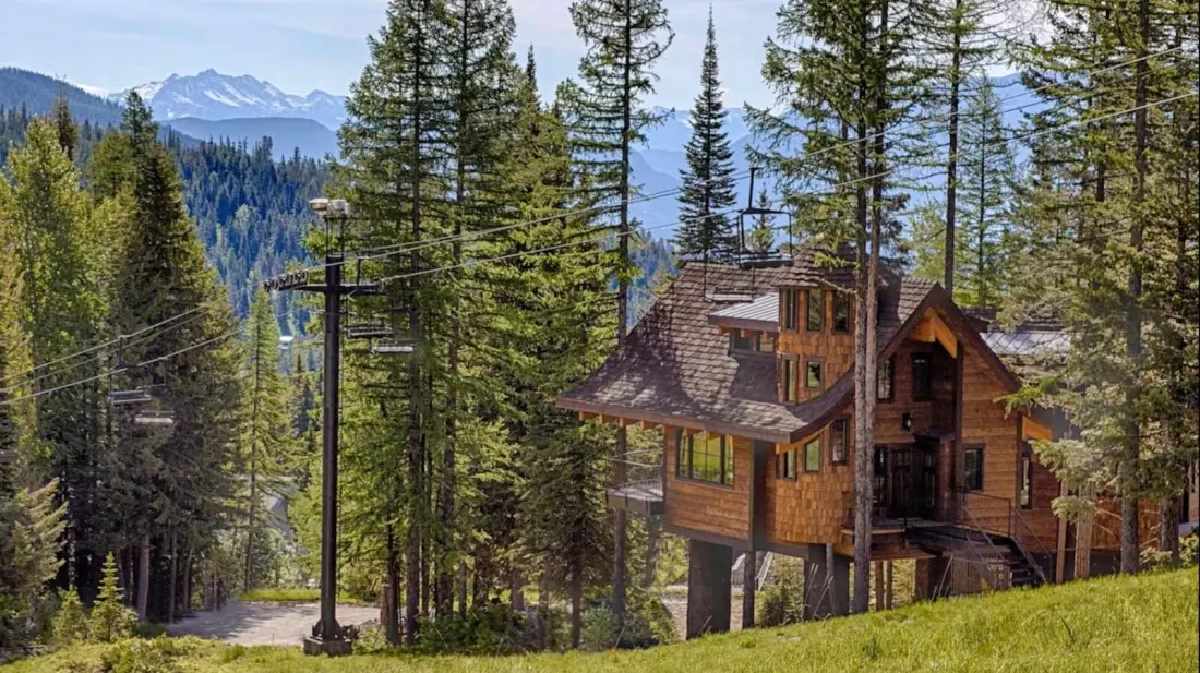 Ski-In Treehouse Stays at Snow Bear Chalets, Whitefish, Montana