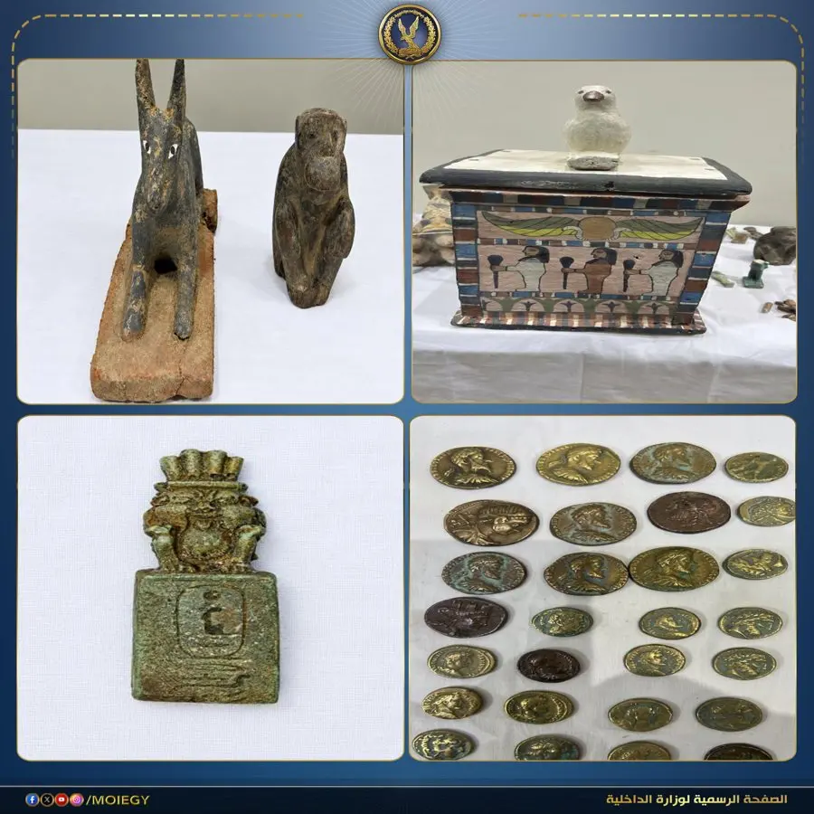 521 Ancient Artefacts Recovered in Minya as Egypt Cracks Down on Illegal Digs