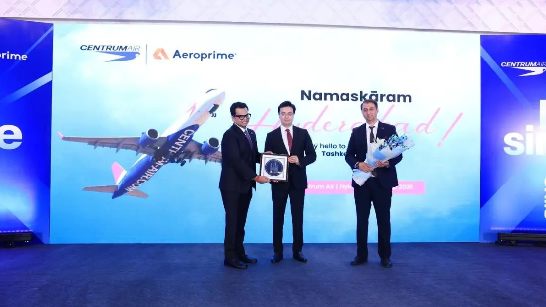 Hyderabad gains a direct link to Tashkent as Centrum Air launches twice-weekly flights