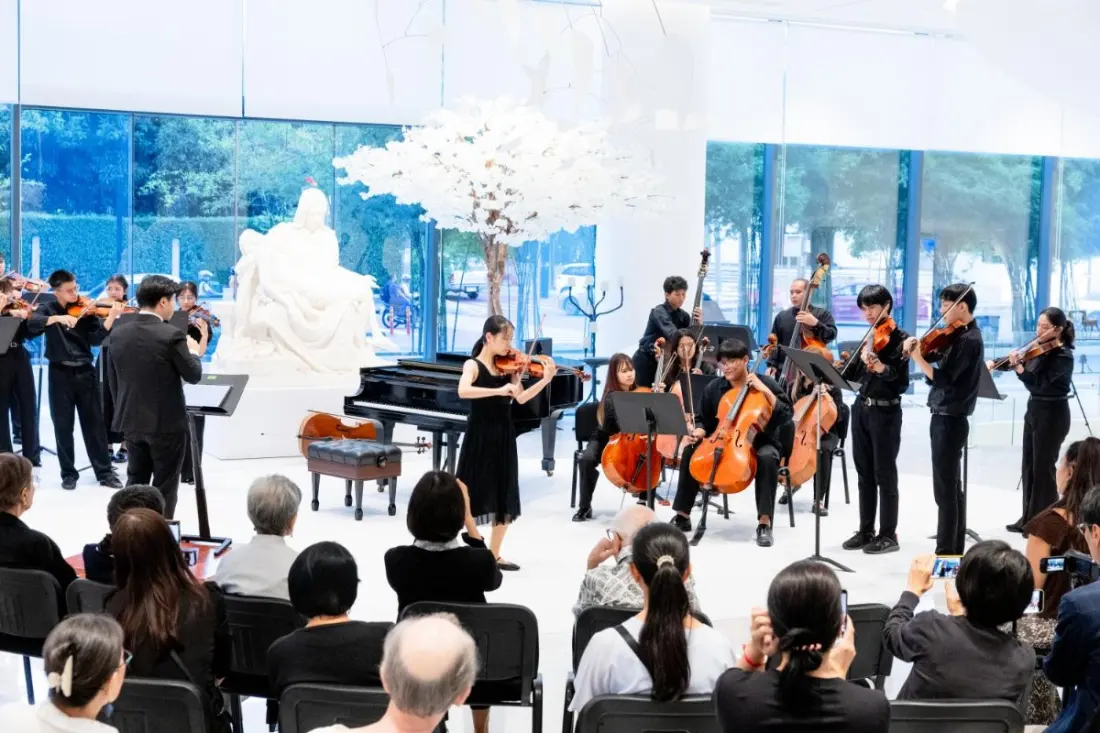 Youth orchestra with a social mission lights up a Saturday afternoon on Wireless Road, Bangkok