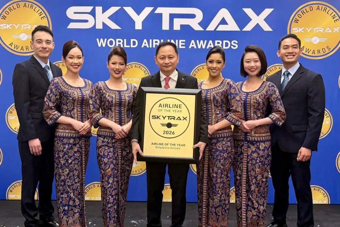 Singapore Airlines named world's best airline at the 2026 Skytrax awards — and Virgin Atlantic is the only UK carrier in the top 20
