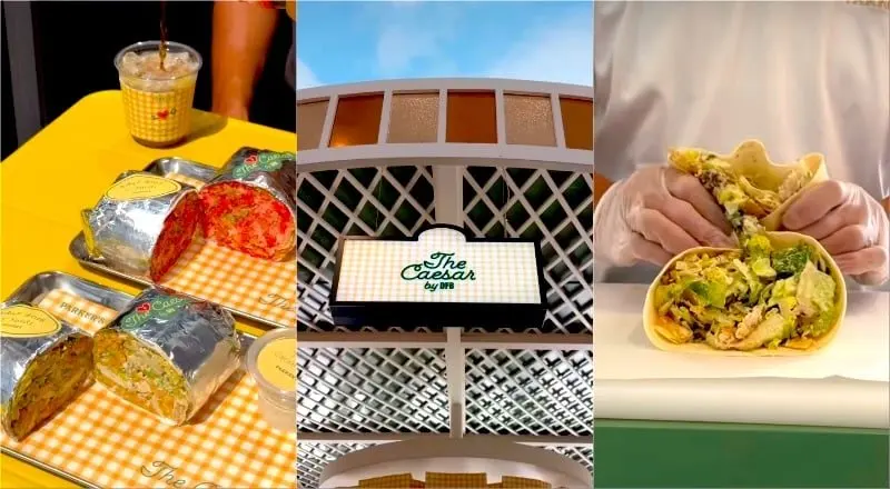 The viral Caesar salad wrap has landed at Dubai Mall – crisps included
