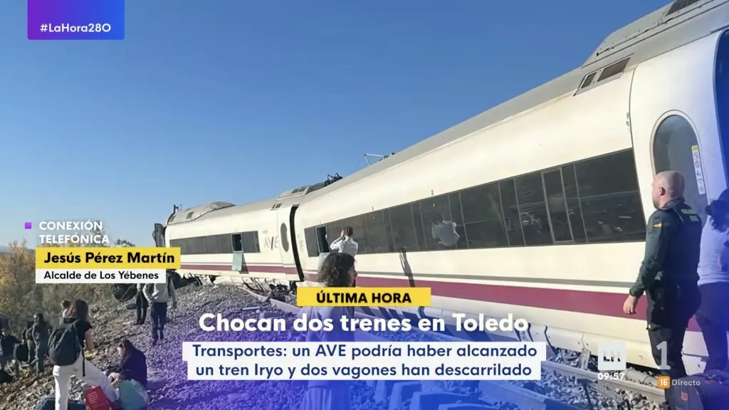 Deadly high-speed train collision near Toledo halts Madrid–Andalusia rail line