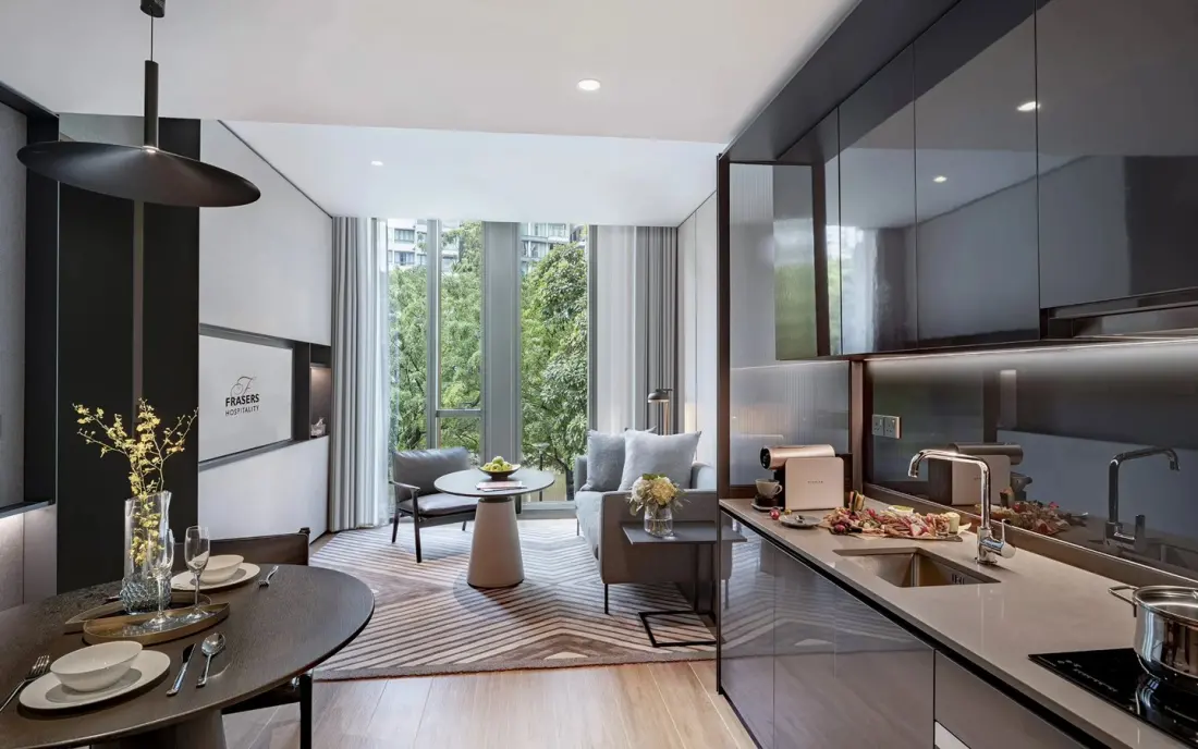 Fraser Residence River Promenade: heritage warehouses meet serviced apartment living in Singapore