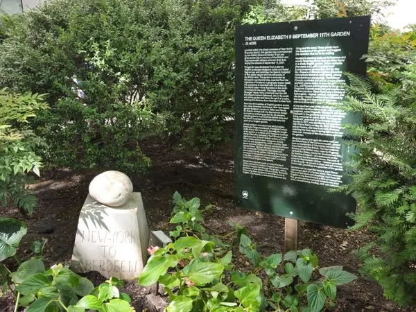 A Piece of Scotland Sits Quietly in Lower Manhattan: The Queen Elizabeth II September 11th Garden