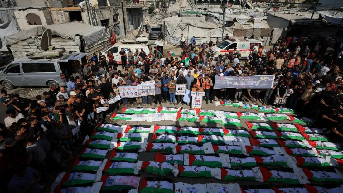 Bodies Pulled From Gaza Rubble Prompt UN War Crime Warnings