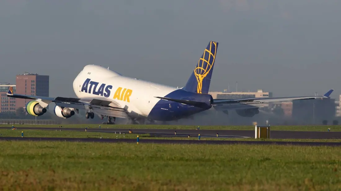 Smoking Nose Gear Halts Atlas Air 747's Miami Takeoff — and Sends an American Jet Around