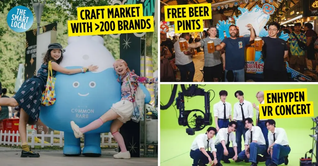 Singapore's Weekend Lineup: VR Concerts, Oktoberfest Beers and an Egyptian Garden
