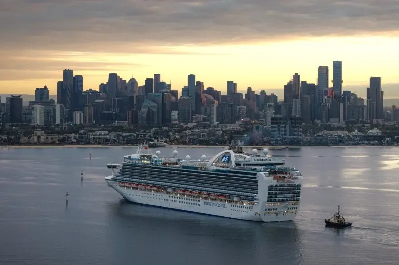 Melbourne's Cruise Season Kicks Off as Crown Princess Docks at Station Pier