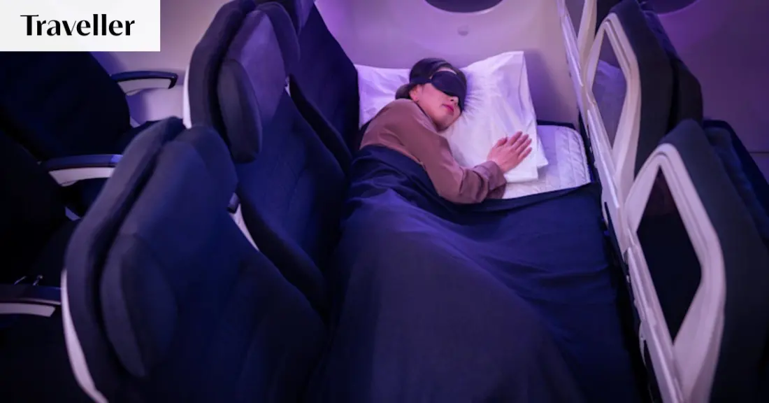 Air New Zealand's Skycouch: 17 hours flat in economy for a third of business fare