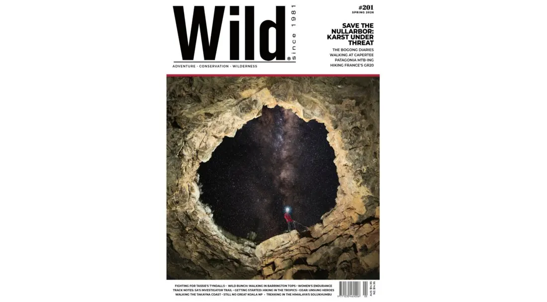 Wild #201 is out: Nullarbor, the Tyndalls and a GR20 photo essay lead a big spring issue