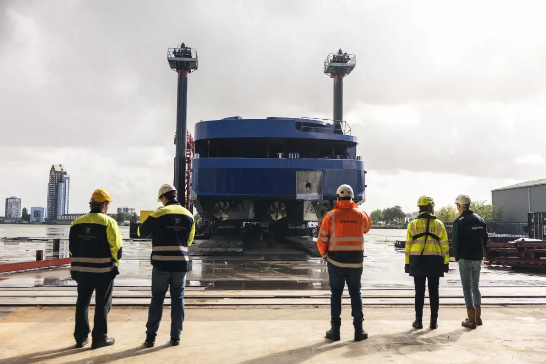 Celebrity Compass floats out: first look at Celebrity's debut river ship