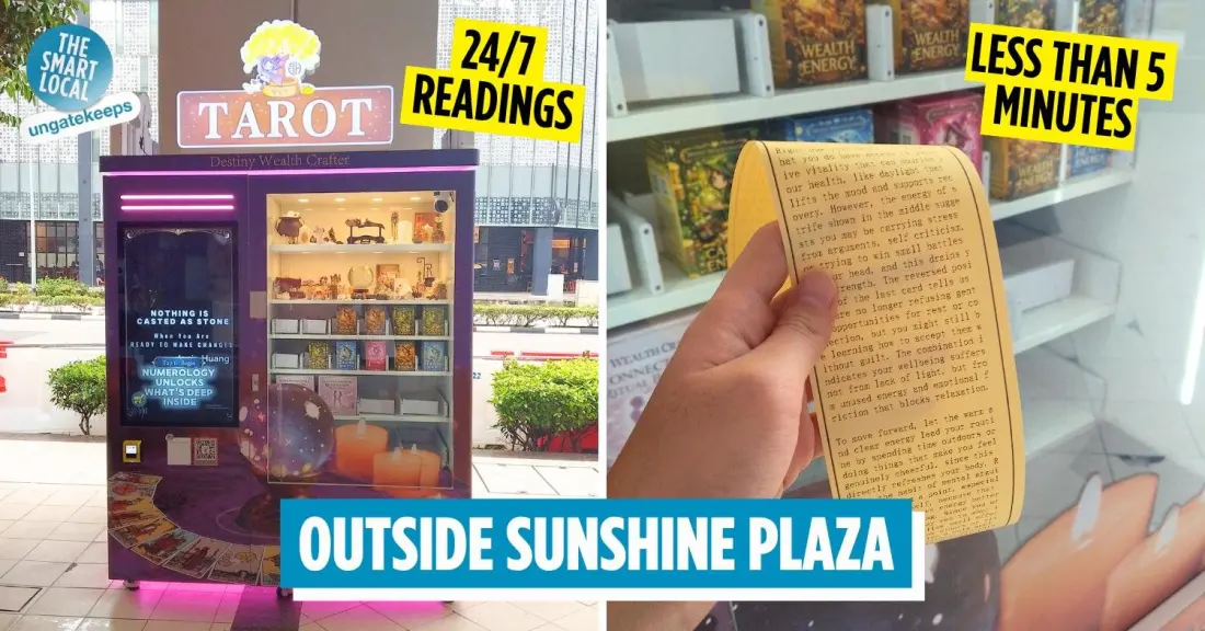 There's a $4.99 Tarot Vending Machine in Singapore — and It's Open All Night