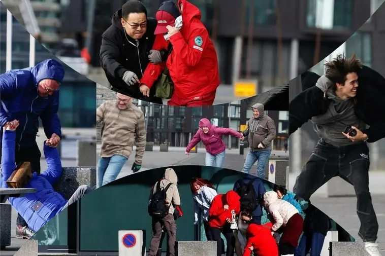 Gusts of 40 m/s knocked tourists off their feet in Reykjavík — and more wind is coming