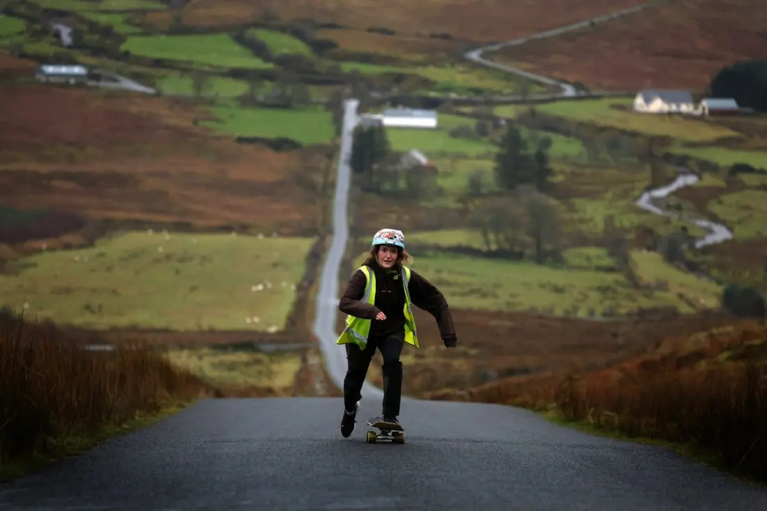 She skateboarded Ireland's entire Wild Atlantic Way — 2,500km to process grief