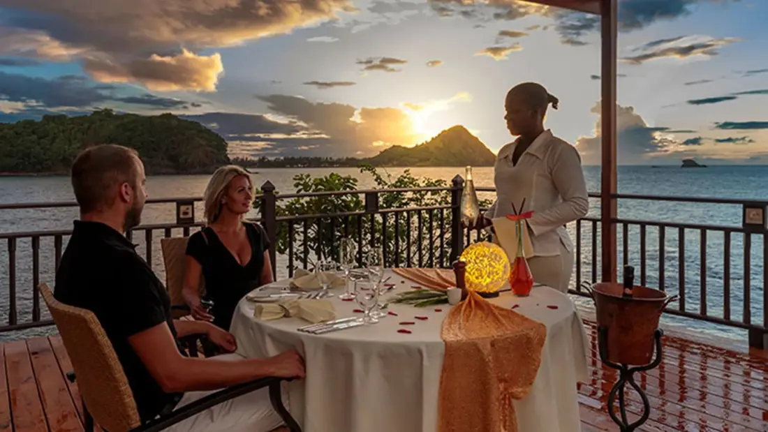 Champagne by Zip Line: Inside Rock Maison, Saint Lucia's Most Romantic Dinner