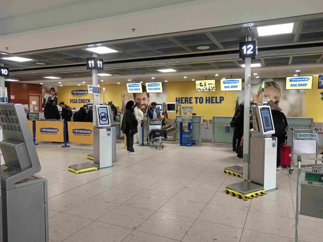 Ryanair bag drop closing time moves to 60 minutes before departure from November 2026