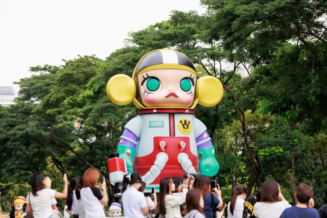 Molly Turns 20: Bangkok's Free-Spirited Pop Mart Exhibition Takes Over A City Park