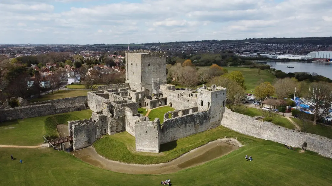 Portchester: The Hampshire Village Where Roman Walls Meet the Sea