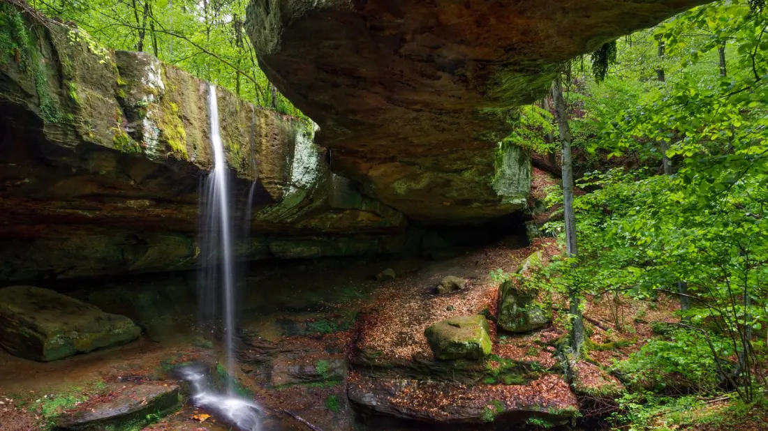 Rockbridge, Ohio: A Small Town Anchored by the State's Biggest Natural Rock Bridge