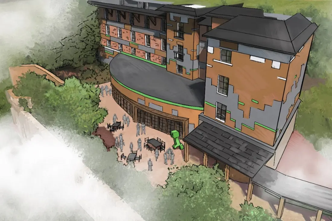 World's first Minecraft hotel is coming to Chessington in 2027