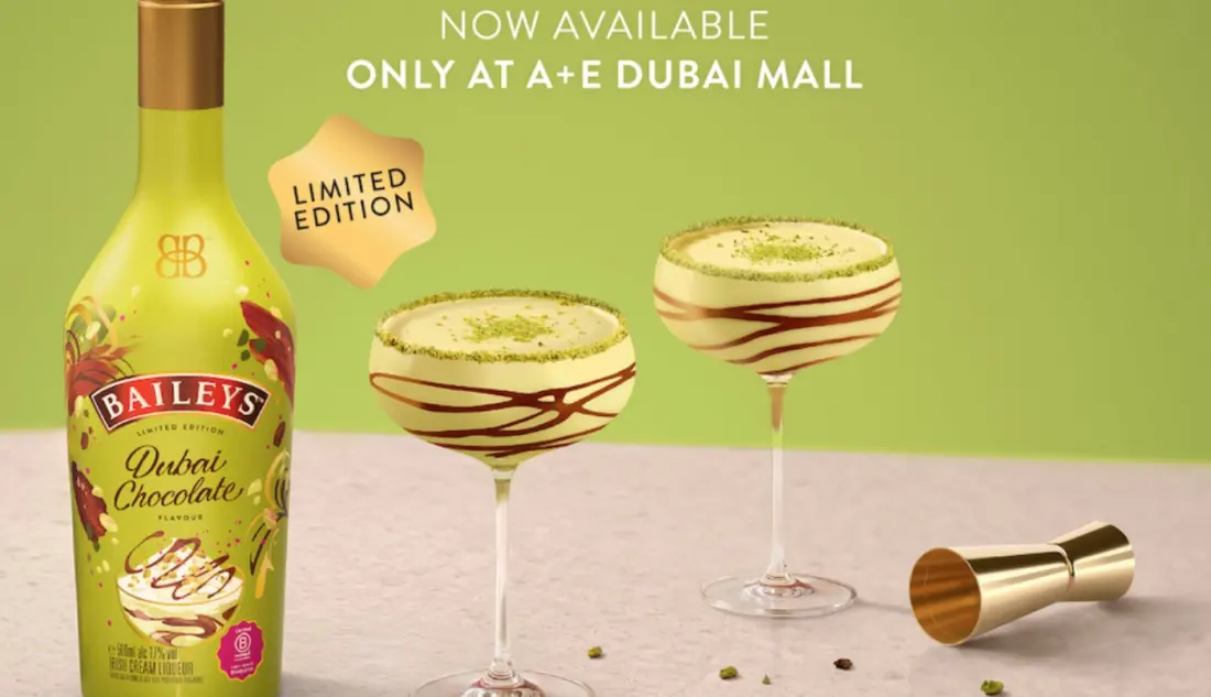 Baileys just launched a Dubai Chocolate liqueur — and it's only sold in one place on Earth