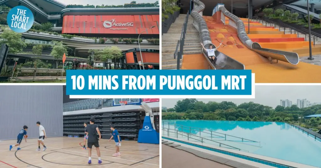 Singapore's newest sports hub is open in Punggol — and there's a 50m infinity pool with park views