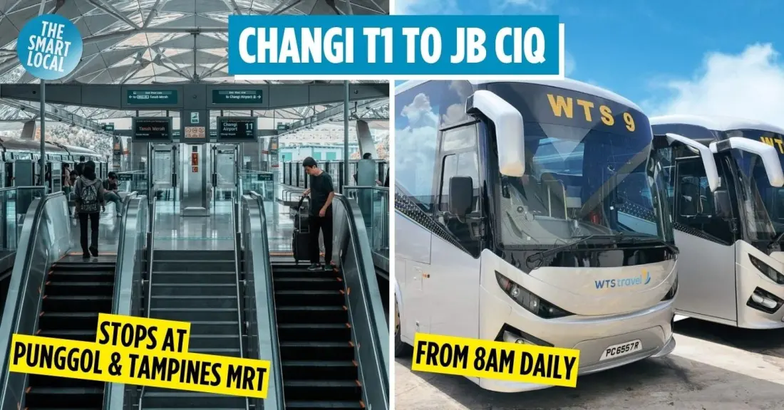 WTS Travel's $6 Cross-Bus Now Links Changi, Tampines & Punggol Straight To JB